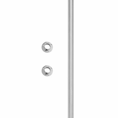 1m Alcove Chrome Tube Hanging Clothes Rail