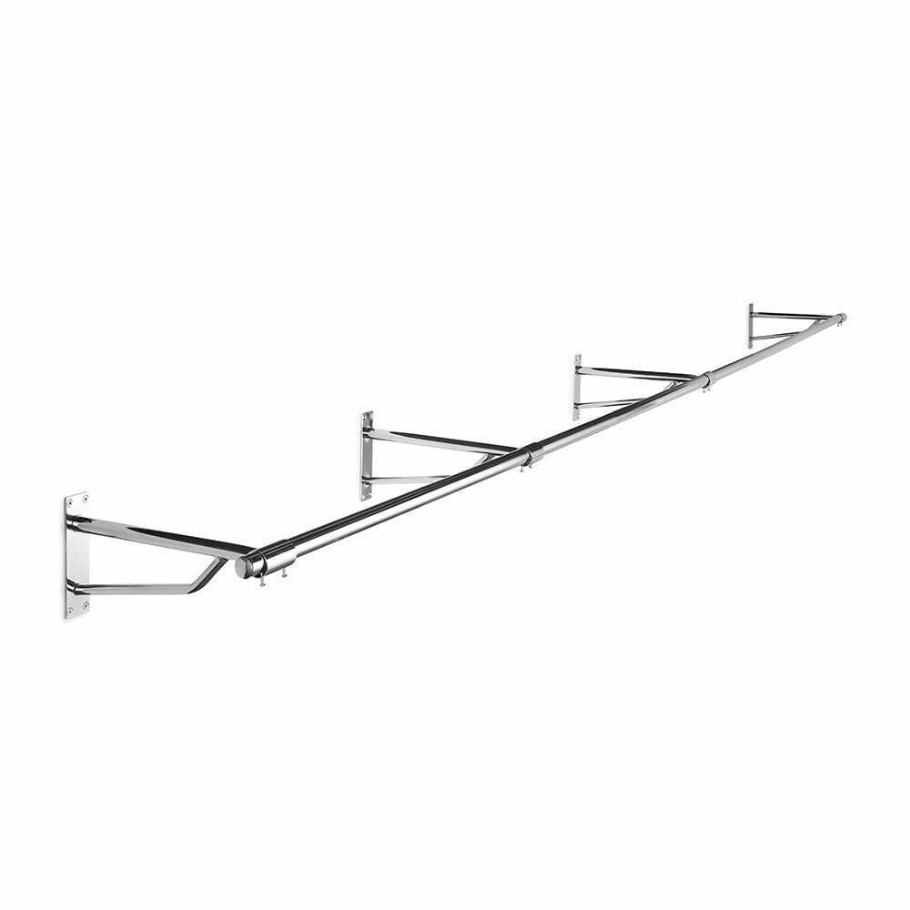 3m Heavy Duty Wall-Mounted Hanging Clothes Rail