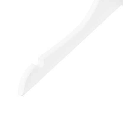 Matt White Children's Wooden Hangers with Shoulder Notches - 31 cm