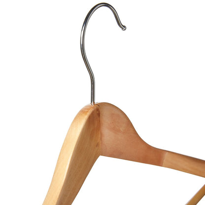 Wooden Hangers with Broad Shoulders - 45 cm