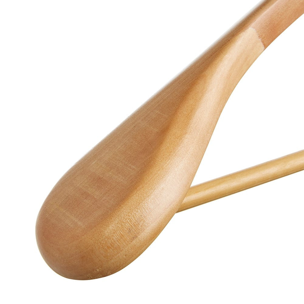 Wooden Hangers with Broad Shoulders - 45 cm