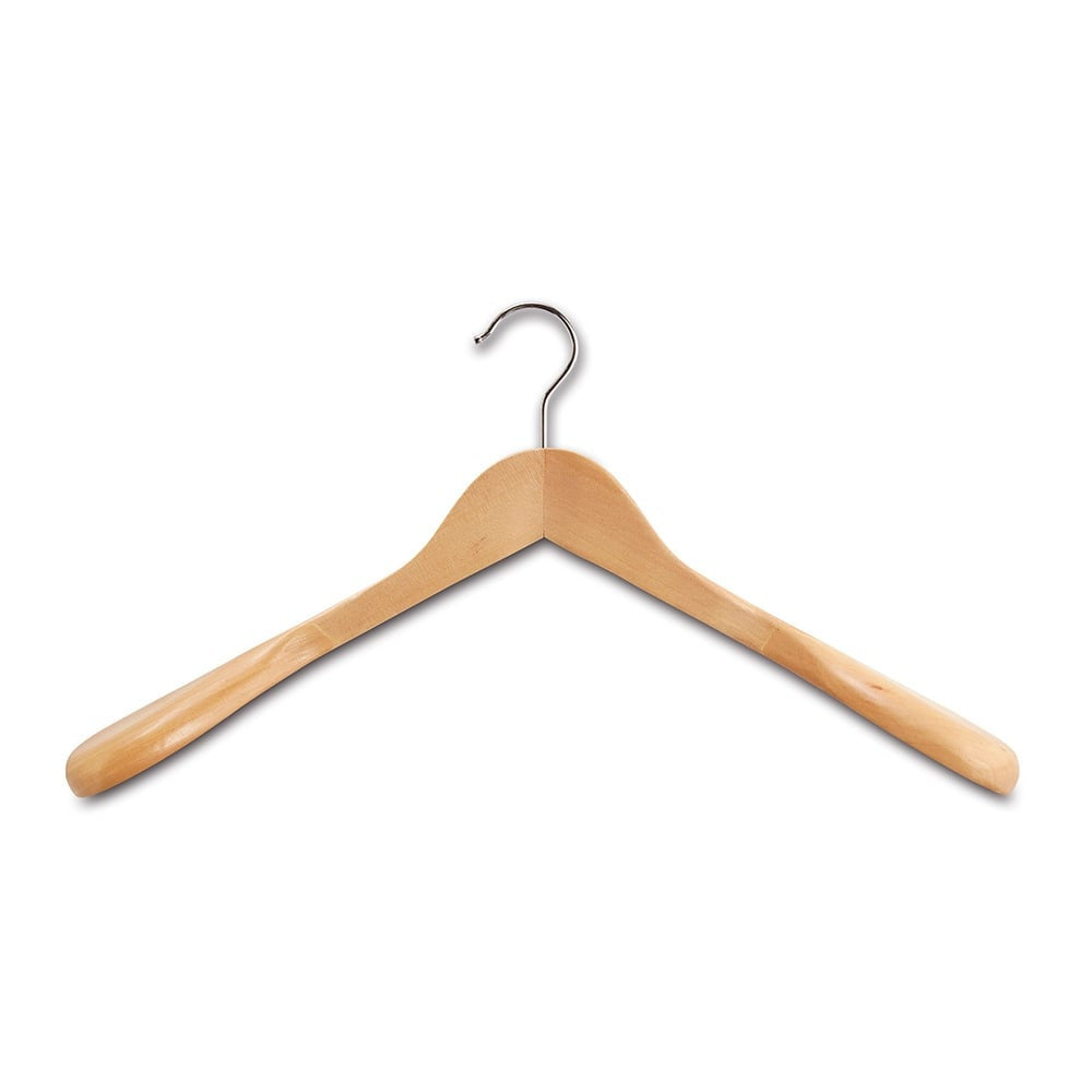 Wooden Hangers with Broad Shoulders - 45 cm
