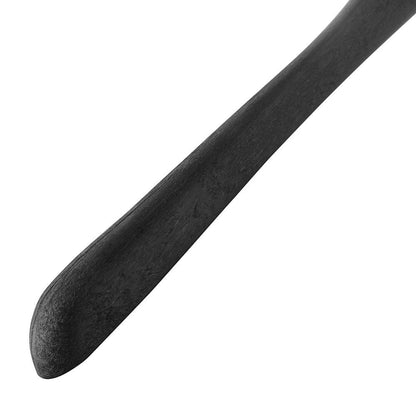 Matt Black Eco Plastic Hangers with Broad Shoulders - 44cm