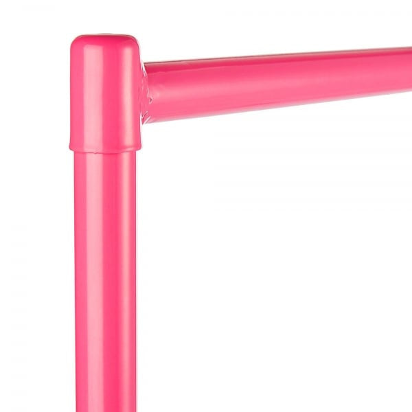 Children's Pink 4ft Wide Heavy-Duty Clothes Rail