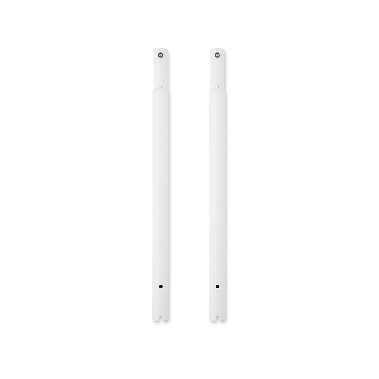 18inch Gloss White Height Extensions For Heavy-Duty Clothes Rail