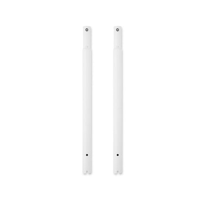 18inch Gloss White Height Extensions For Heavy-Duty Clothes Rail