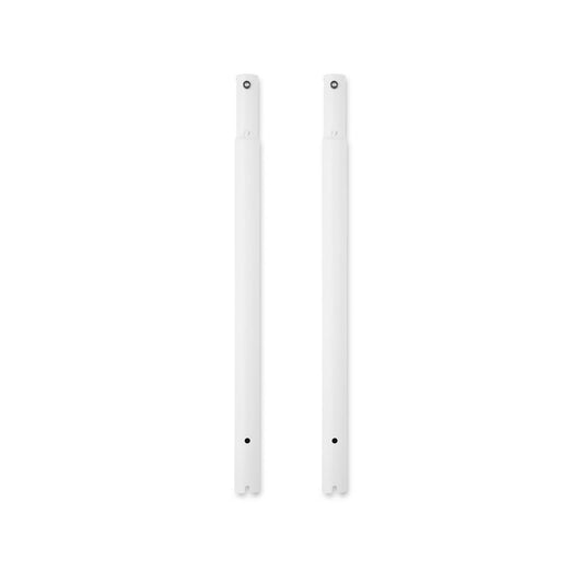 18inch Gloss White Height Extensions For Heavy-Duty Clothes Rail