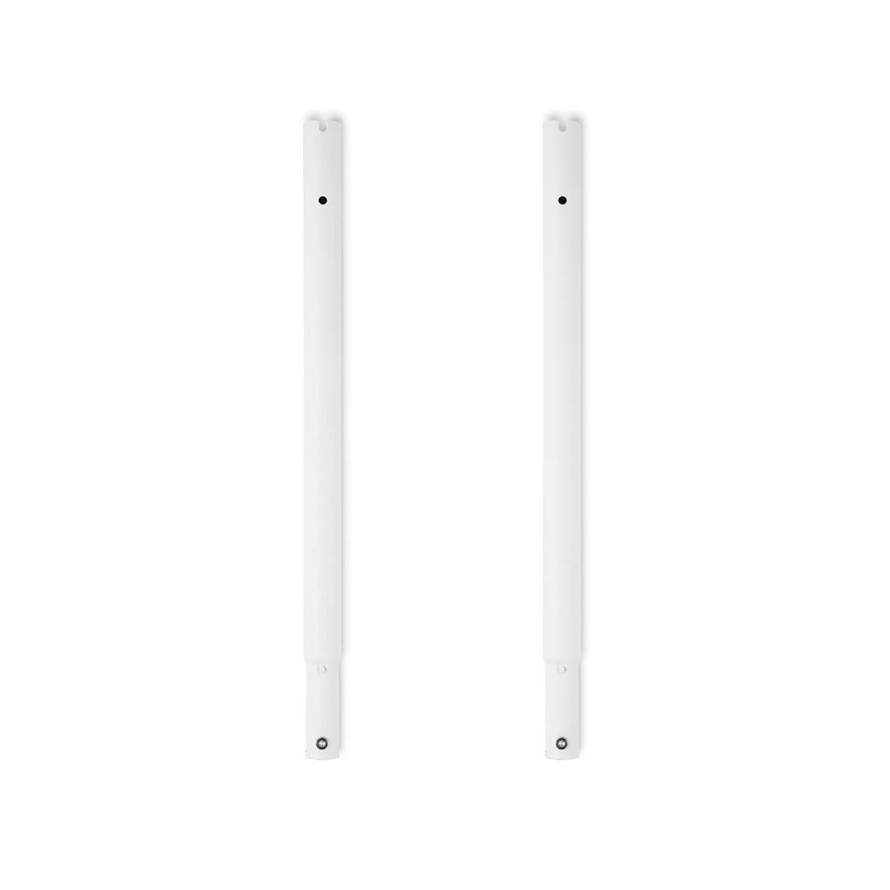 18inch Gloss White Height Extensions For Heavy-Duty Clothes Rail