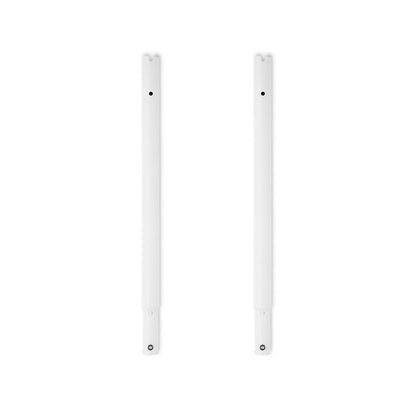 18inch Gloss White Height Extensions For Heavy-Duty Clothes Rail