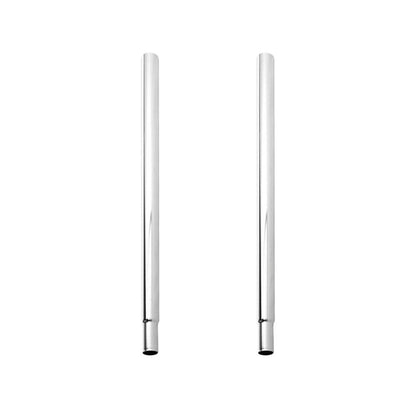 18inch Chrome Height Extensions For Heavy-Duty Clothes Rail