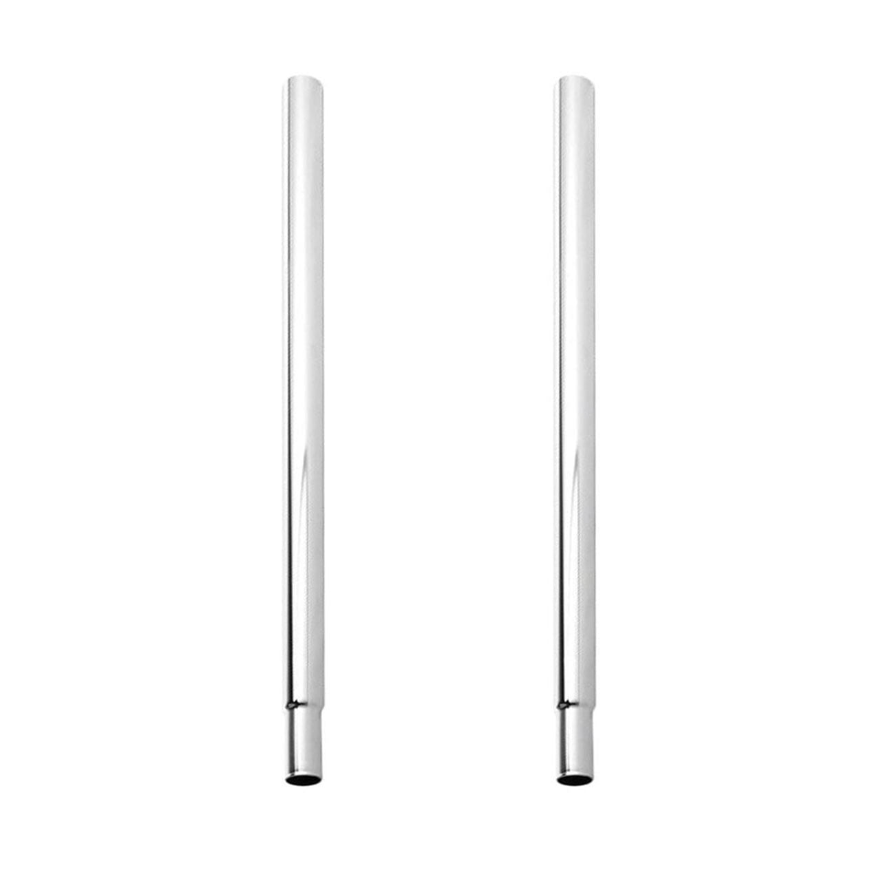 24inch Chrome Height Extensions For Heavy-Duty Clothes Rail