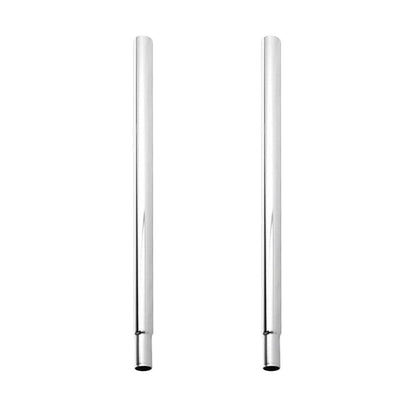 24inch Chrome Height Extensions For Heavy-Duty Clothes Rail