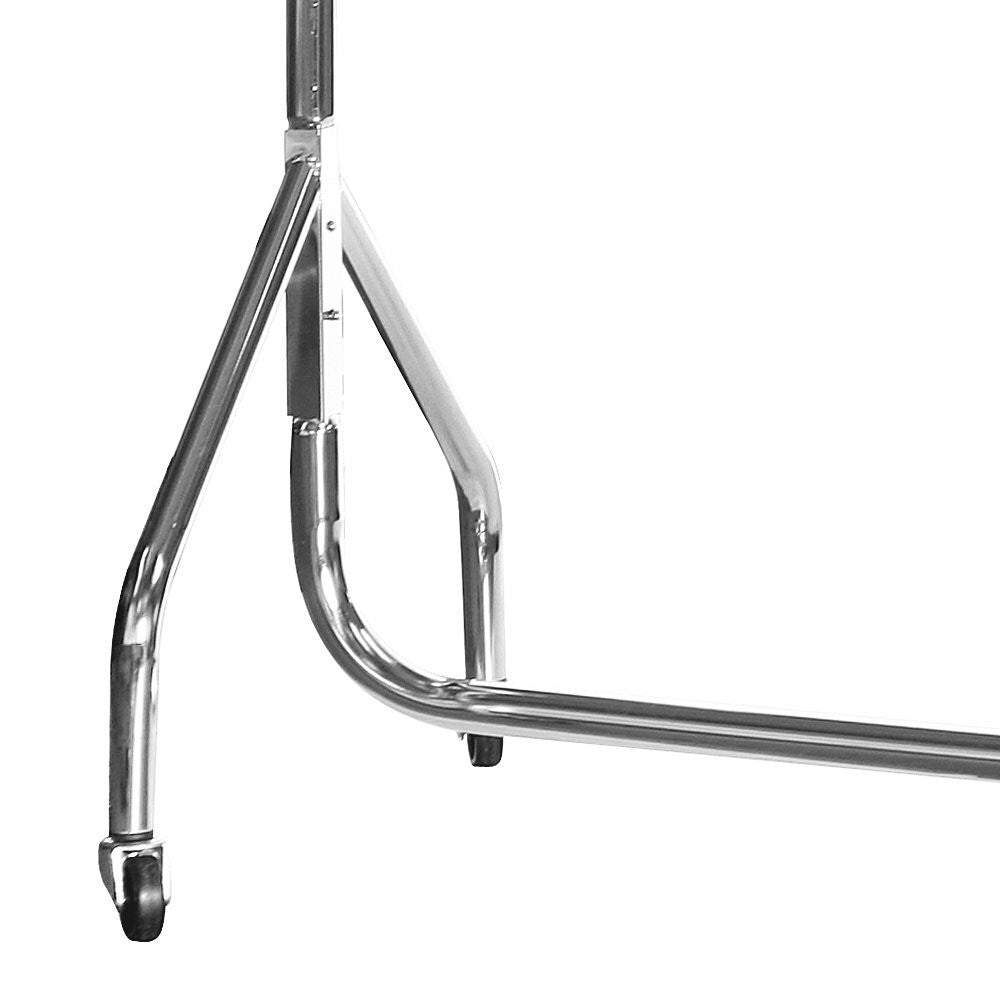 Chrome Heavy-Duty Clothes Rail