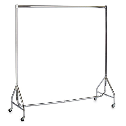 Reinforced Chrome Heavy-Duty Clothes Rail