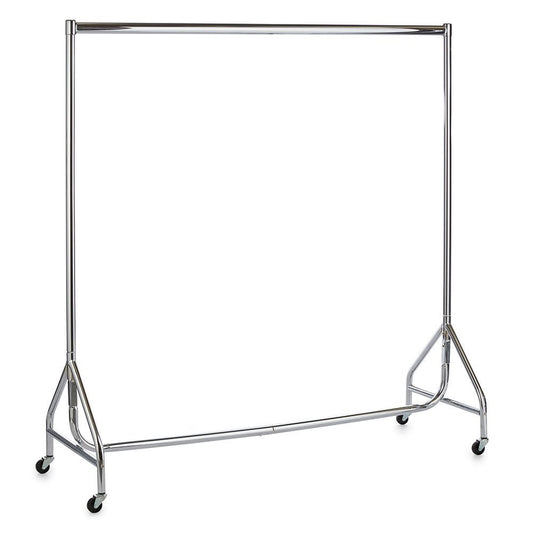 Reinforced Chrome Heavy-Duty Clothes Rail