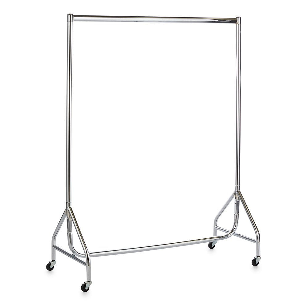 Reinforced Chrome Heavy-Duty Clothes Rail