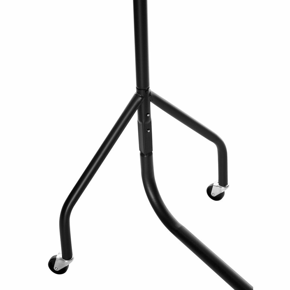 Tall Black Heavy-Duty Clothes Rail