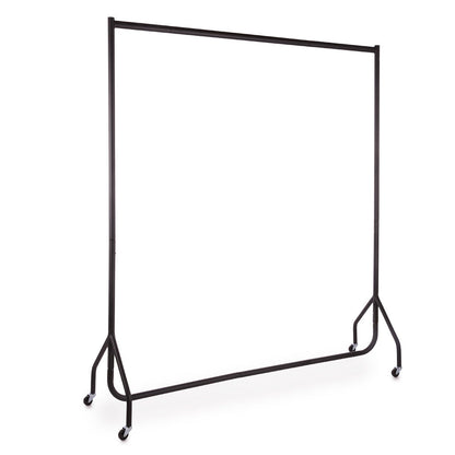Tall Black Heavy-Duty Clothes Rail