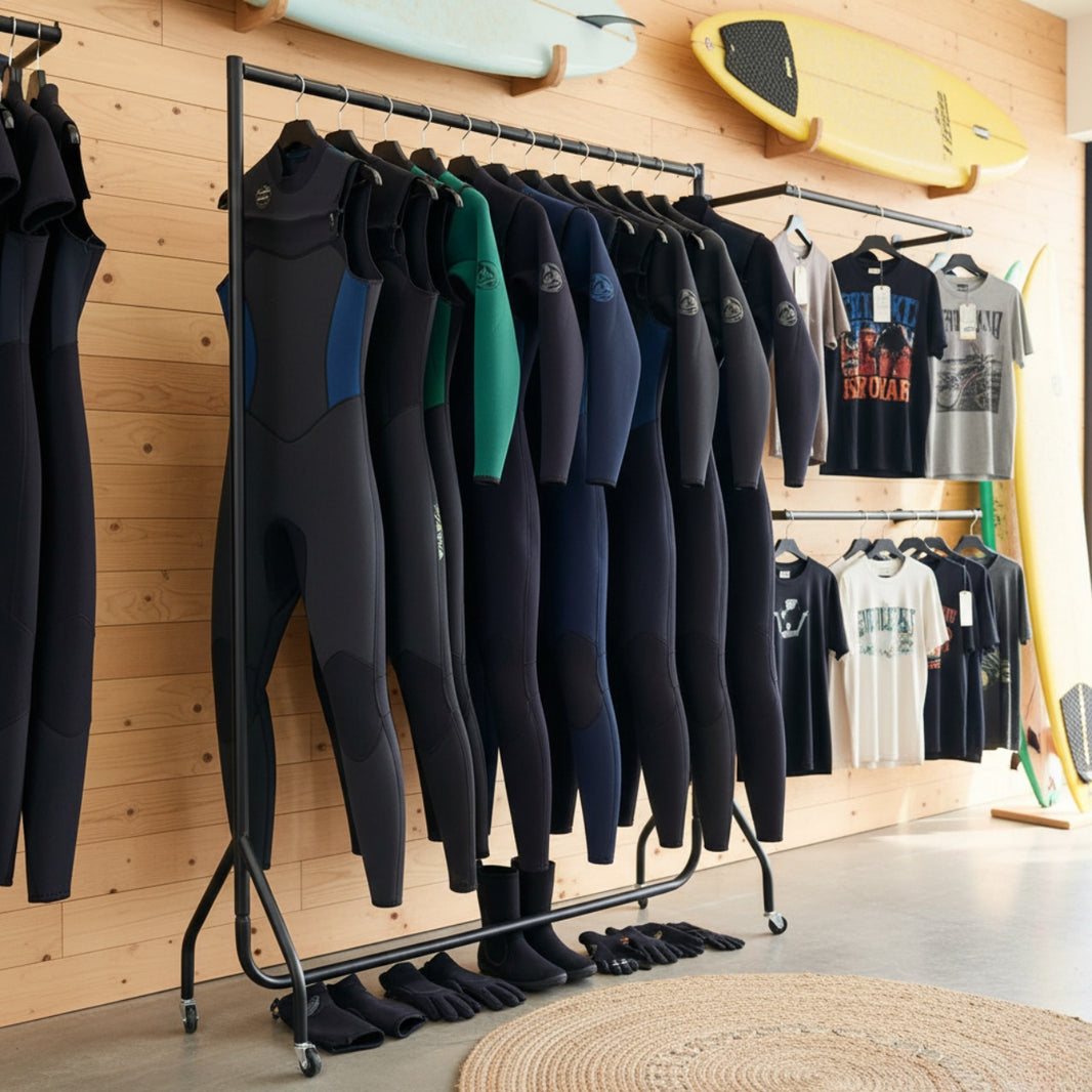 Shopfitting Rails Heavy Duty Clothes Rails for Clothes Display and Storage – Shopfitting ...