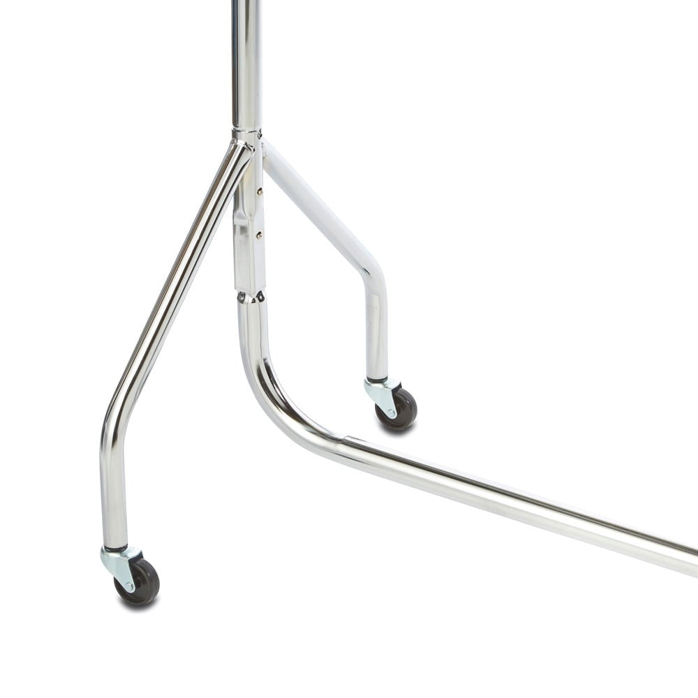 Parallel Chrome Heavy-Duty Clothes Rail