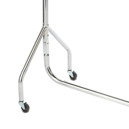 Parallel Chrome Heavy-Duty Clothes Rail