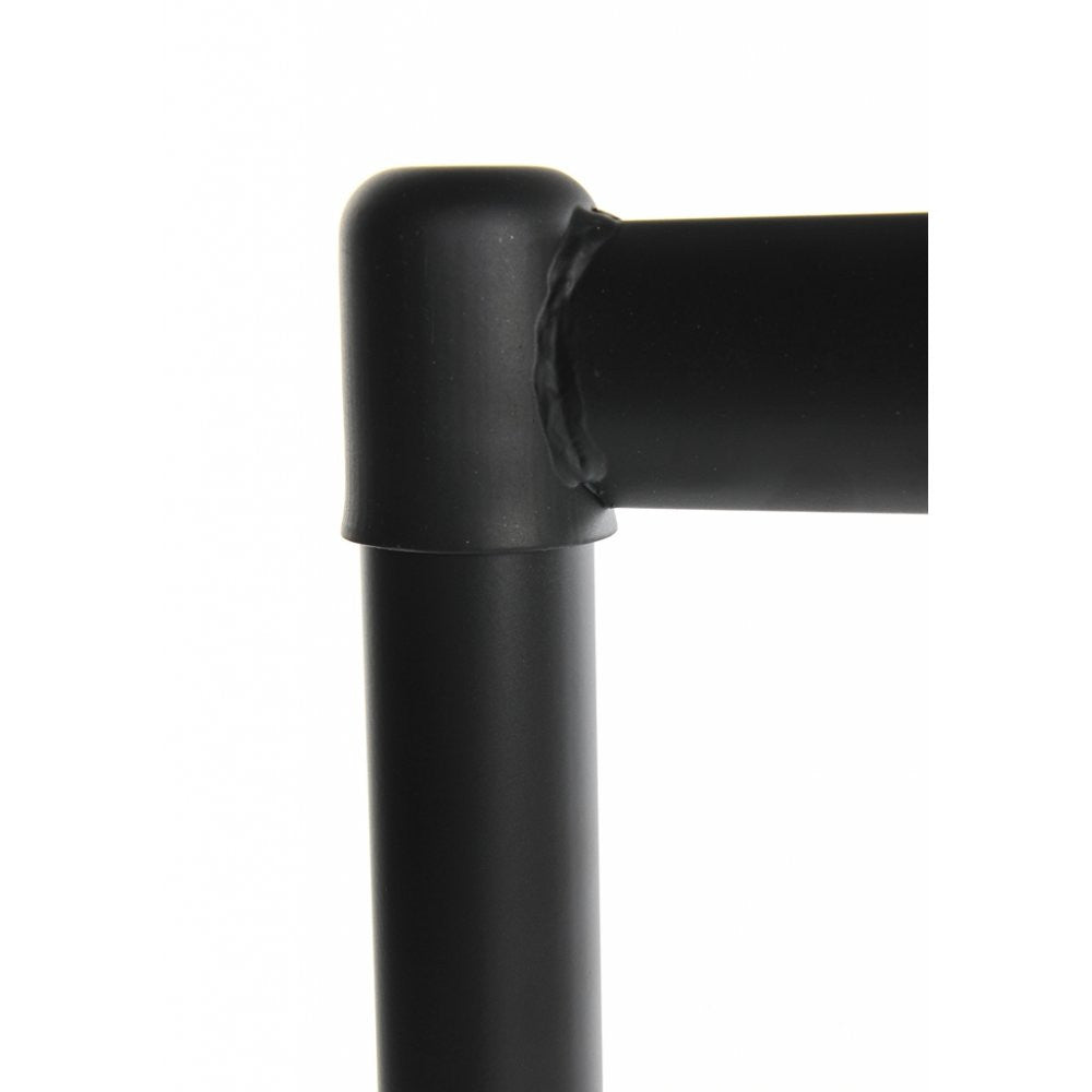 Fishtail Black Heavy-Duty Clothes Rail