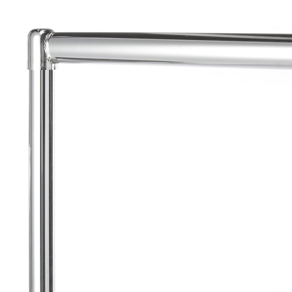 Fishtail Chrome Heavy-Duty Clothes Rail