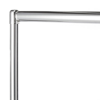 Fishtail Chrome Heavy-Duty Clothes Rail