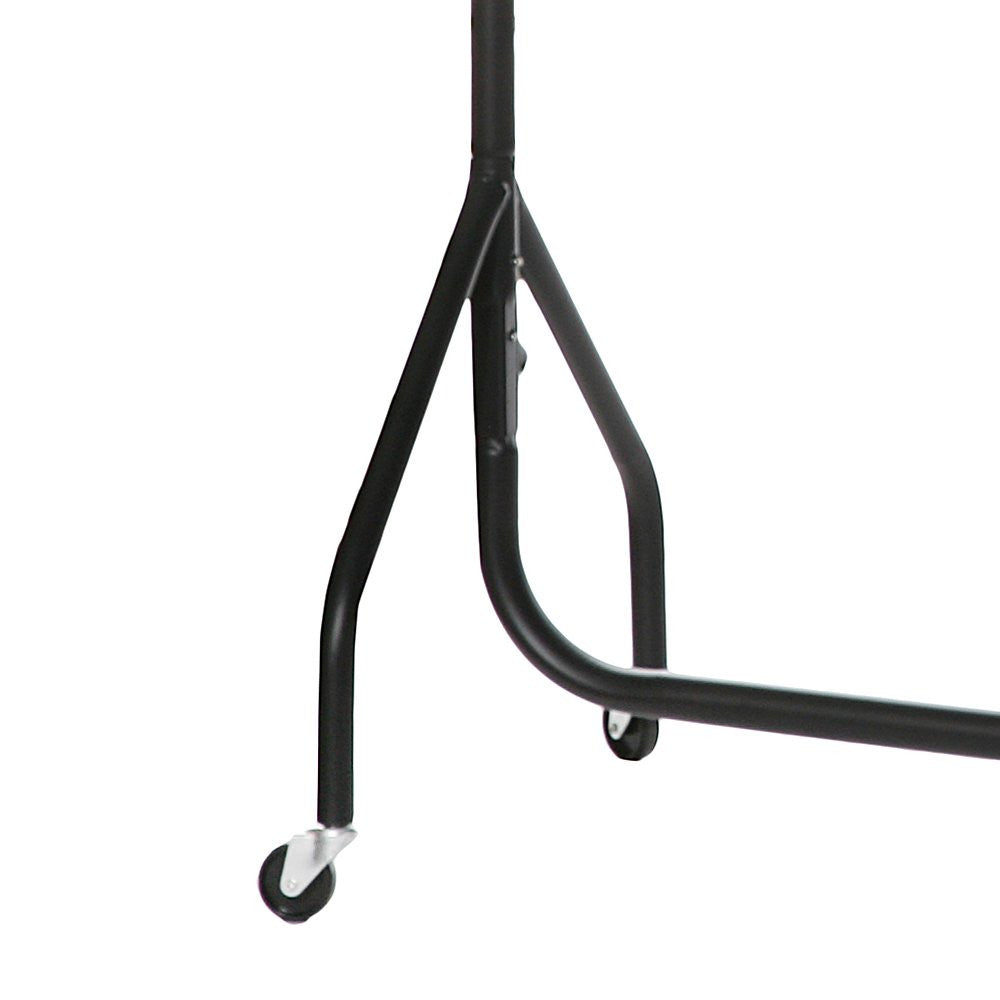 Childrens Black & Chrome Heavy-Duty Clothes Rail