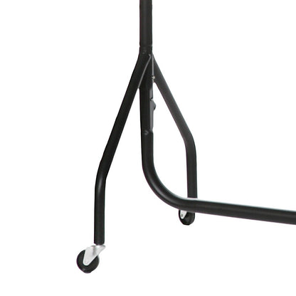 Childrens Black & Chrome Heavy-Duty Clothes Rail