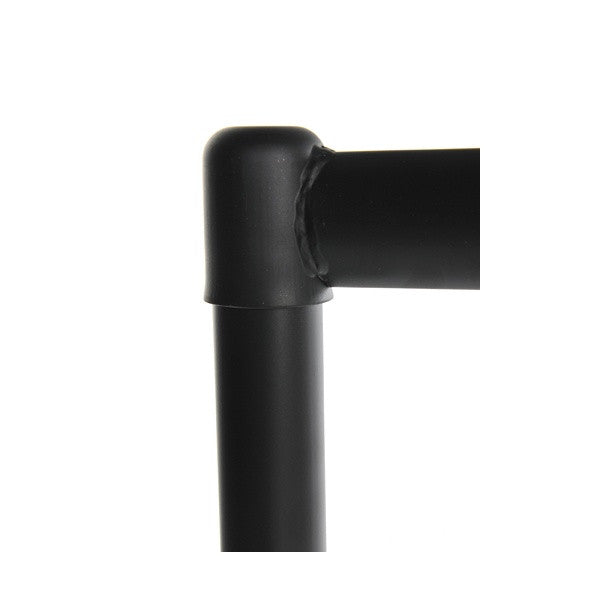Reinforced Black Heavy-Duty Clothes Rail