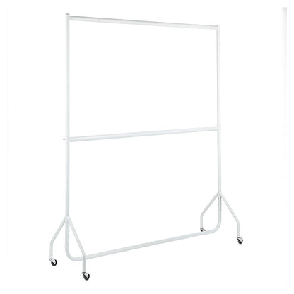 Gloss White centre Bar For Heavy Duty Clothes Rail