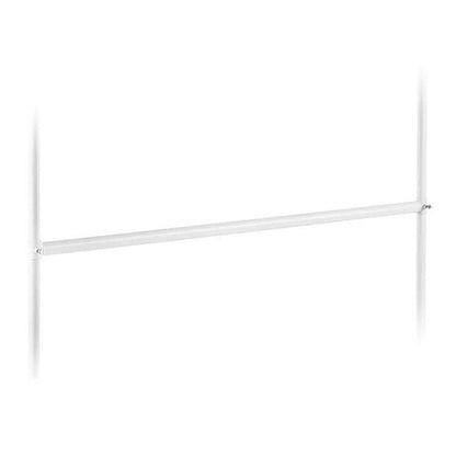 Gloss White centre Bar For Heavy Duty Clothes Rail