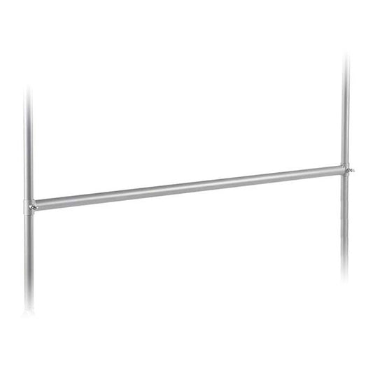 Silver Centre Bar For Heavy Duty Clothes Rail