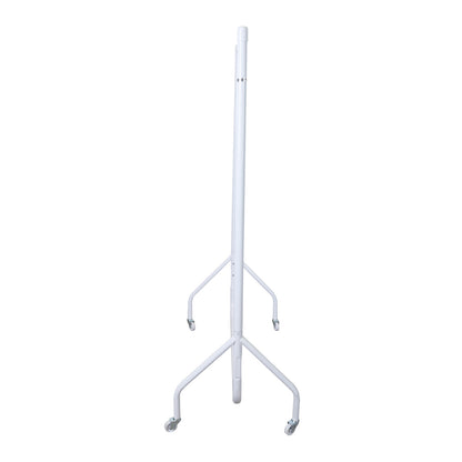 Gloss White Heavy-Duty Clothes Rail With Clear Cover