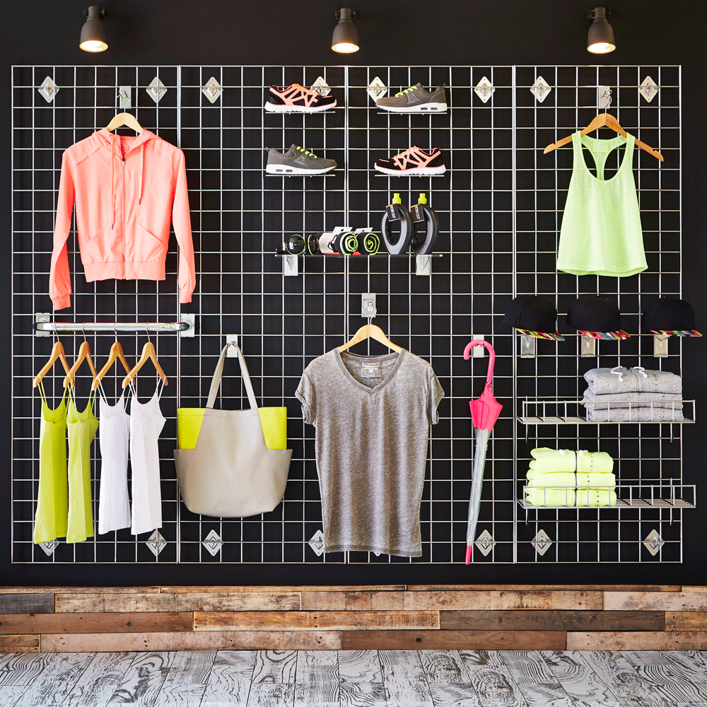 Chrome 4ft Grid Mesh Panel