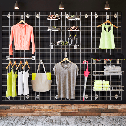 Chrome 4ft Grid Mesh Panel
