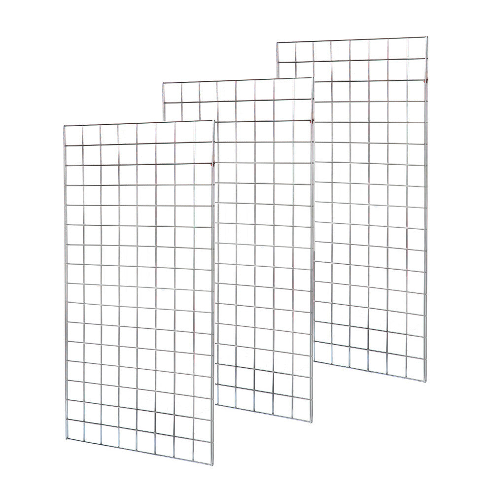 Chrome 4ft Grid Mesh Panel