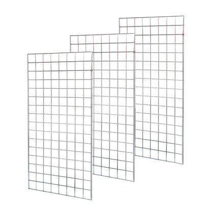 Chrome 4ft Grid Mesh Panel