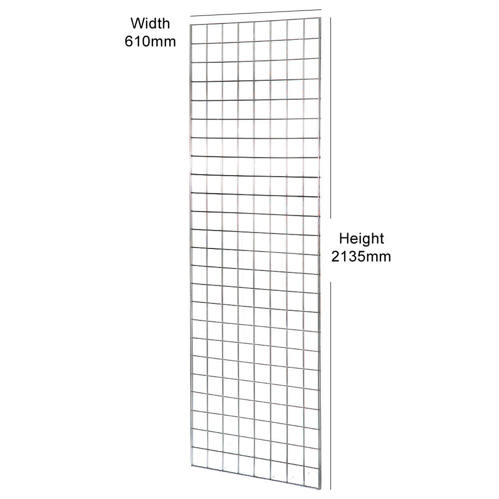 Chrome 7ft Grid Mesh Panel