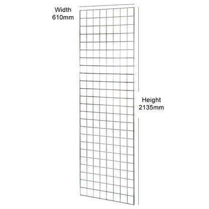 Chrome 7ft Grid Mesh Panel
