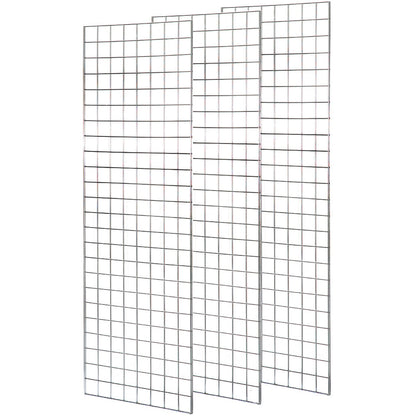 Chrome 7ft Grid Mesh Panel