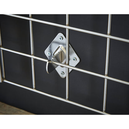 Wall Fix Bracket for Chrome Grid Mesh Panels