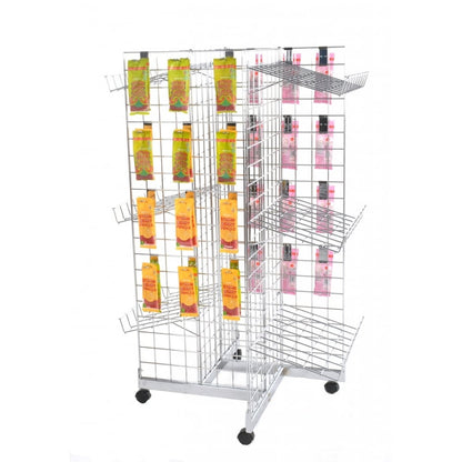 Gridwall Four-Way Display For 610mm Wide Panels