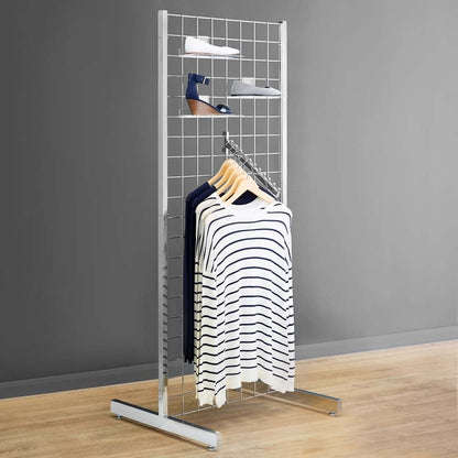 Pair of Heavy Duty T-Legs For Gridwall Mesh