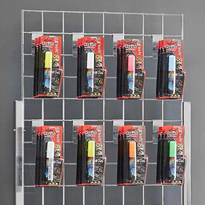5ft Single-Sided Grid Mesh Display Bundle With 20 x Euro Hooks