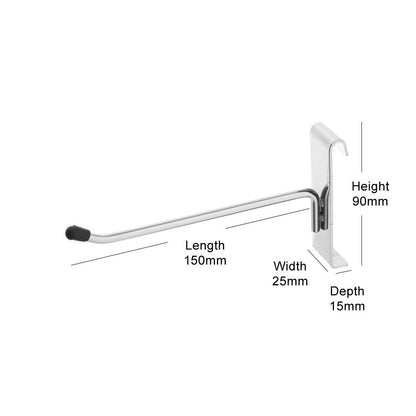 6 Inch Single Arm For Grid Mesh Panels