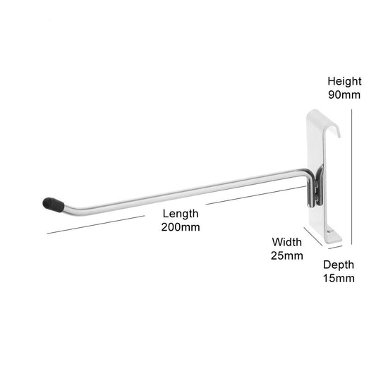 8 Inch Single Arm For Grid Mesh Panels