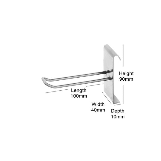 4 Inch Euro Hook For Grid Mesh Panels