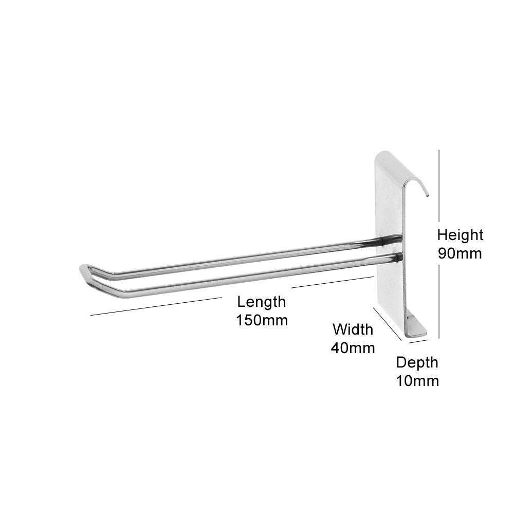 6 Inch Euro Hook For Grid Mesh Panels